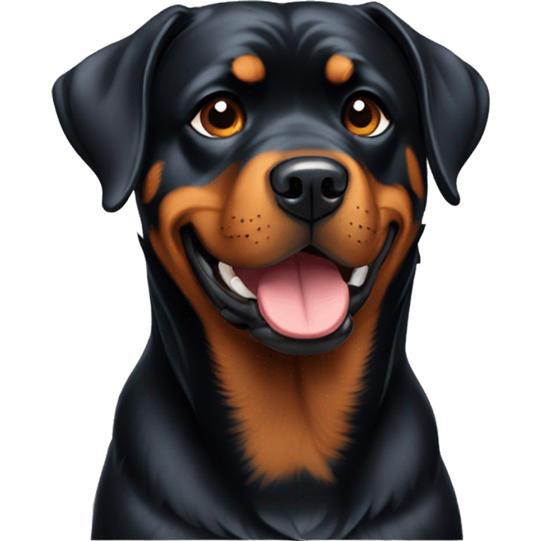 rottweiler dog emoji