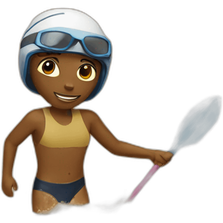 swimmer in the desert emoji