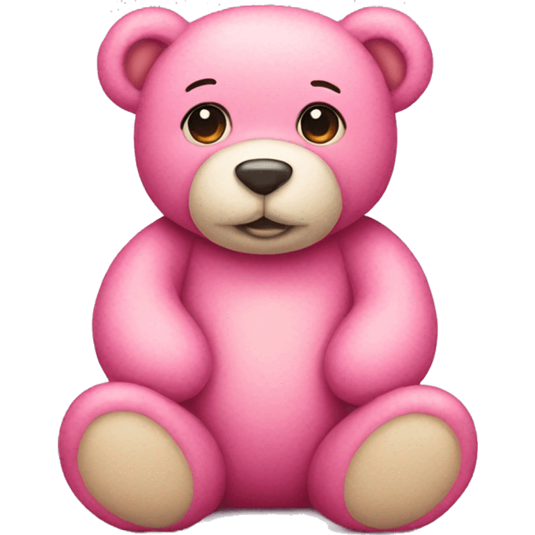 pink teddy bear  emoji