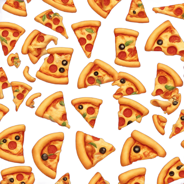 Pizza throwing up emoji