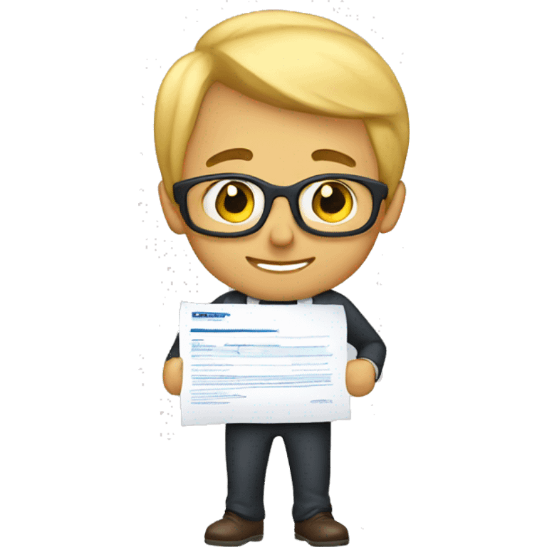 Loan application emoji