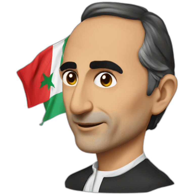 Eric zemmour with Morroco flag emoji