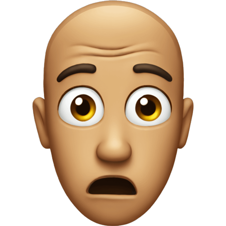 emoji that looks confused at you emoji