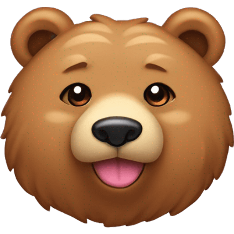 🐻🎀 je souhaiterai un ours qui a un noeud rose sur l’oreille  emoji