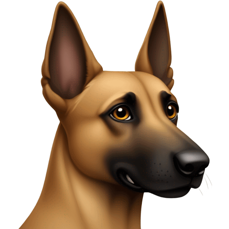 Belgian mallnois dog breed emoji