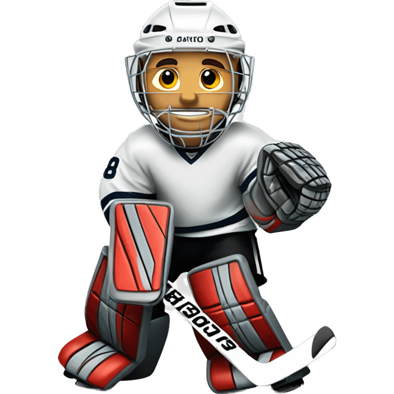 Hockey goalie emoji