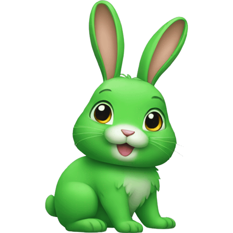 green rabbit emoji