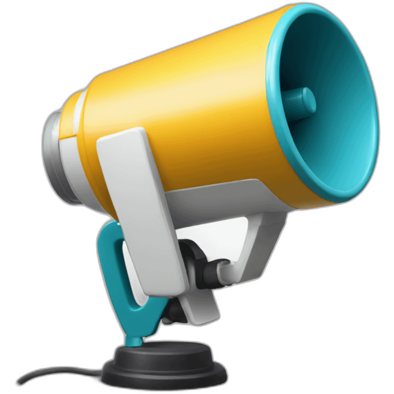 Ecrit bni sur megaphone emoji