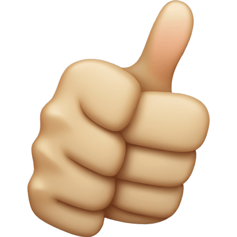 Thumbs up emoji