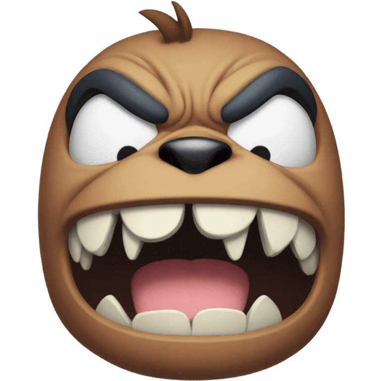 Angry stitch emoji