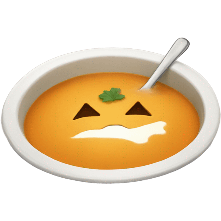 Pumpkin soup emoji