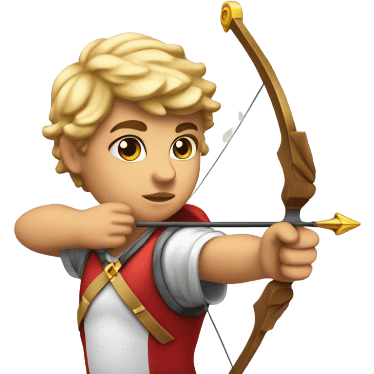 bow with arrow cupid angel archer holding a arrow emoji