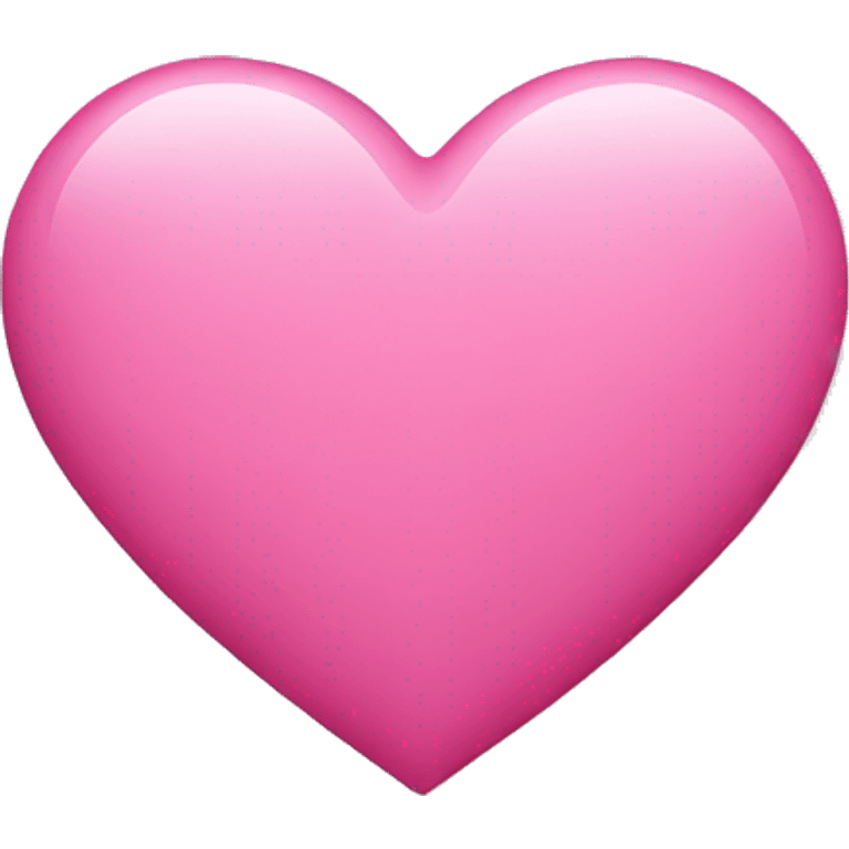 Pink love heart  emoji