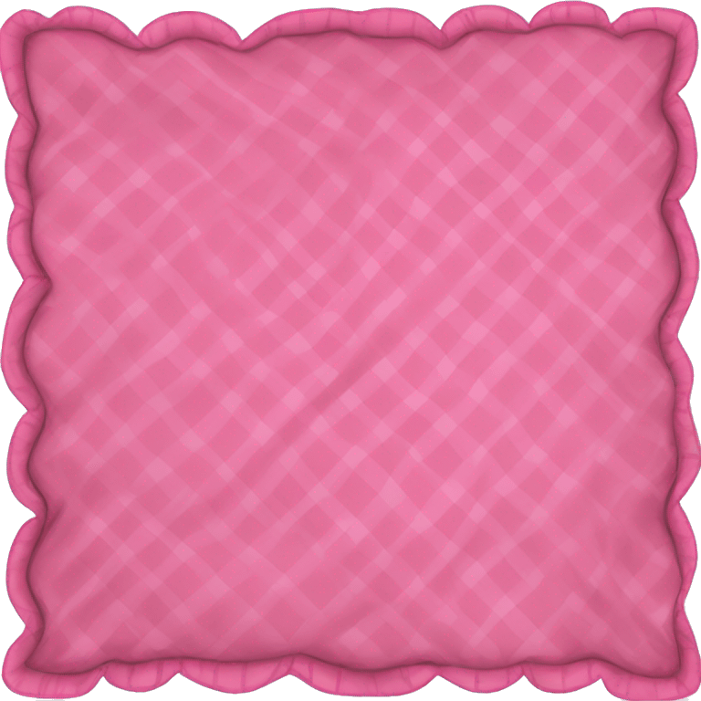 Pink plaid blanket  emoji