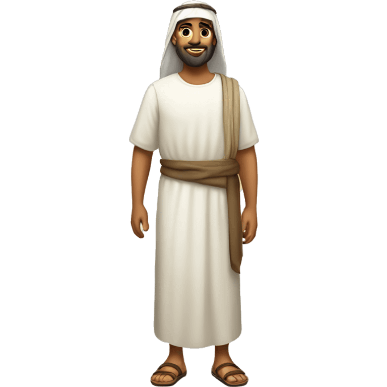 peter, a middle eastern disciple of jesus during biblical times, full body emoji