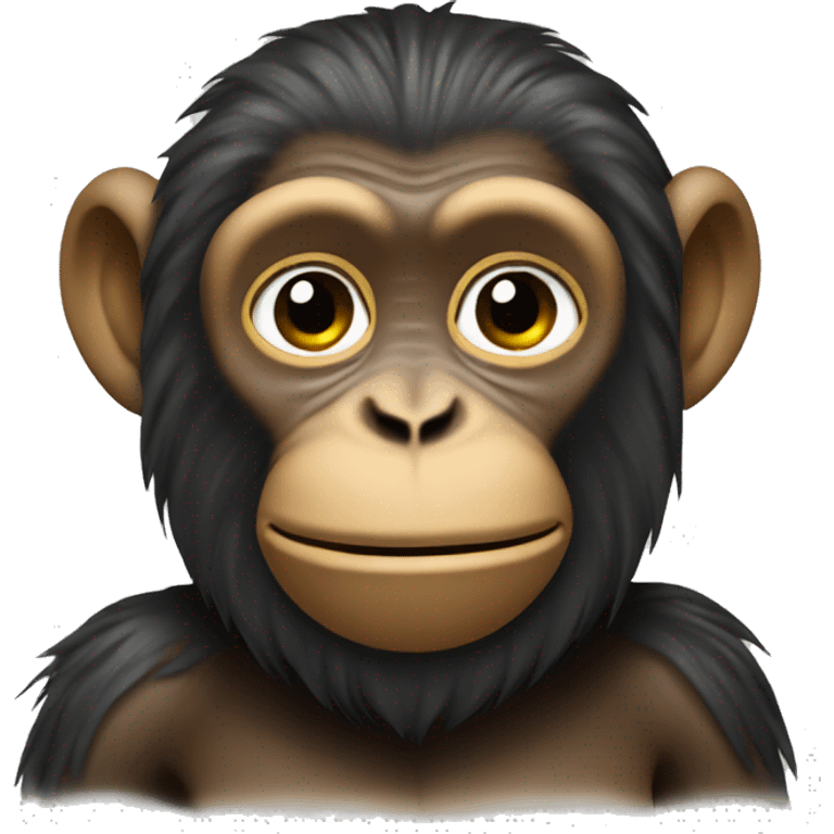 monkey with rasta hair emoji