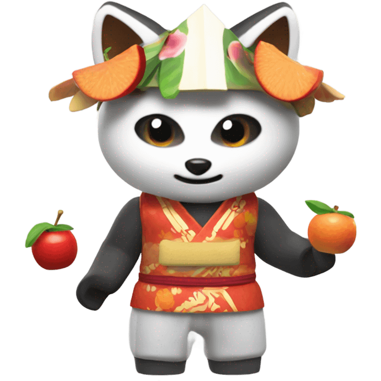 Kitsuné Roblox block ￼fruits emoji