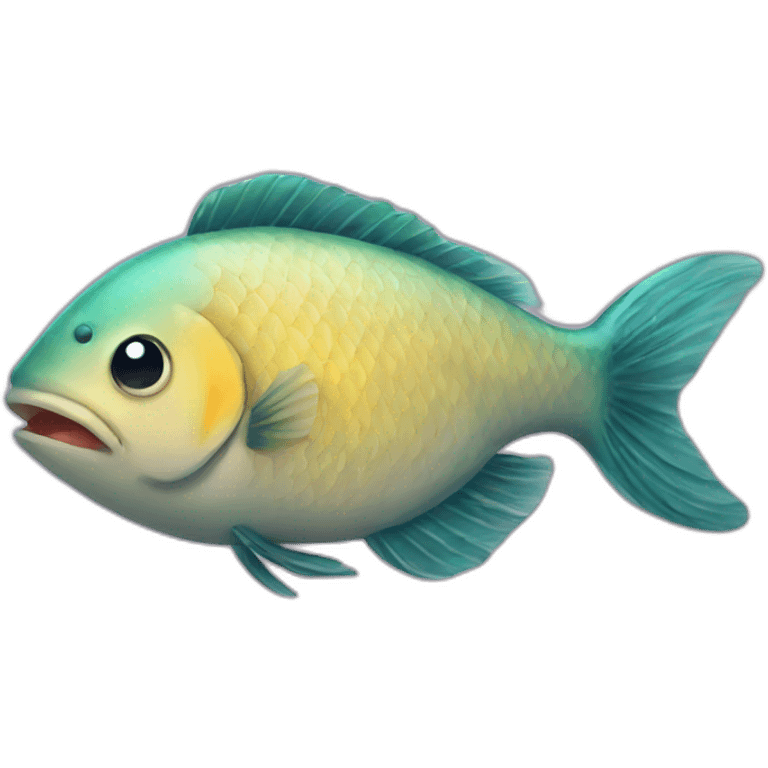 pregnant fish emoji