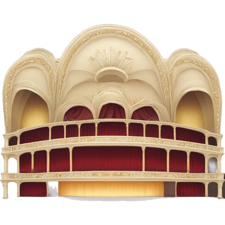 Opera house emoji