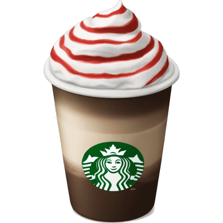 Peppermint mocha starbucks red  emoji