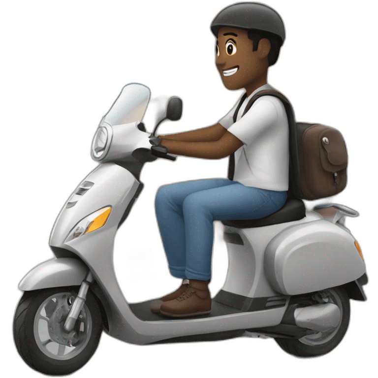 Soro guillaume sur scooter emoji