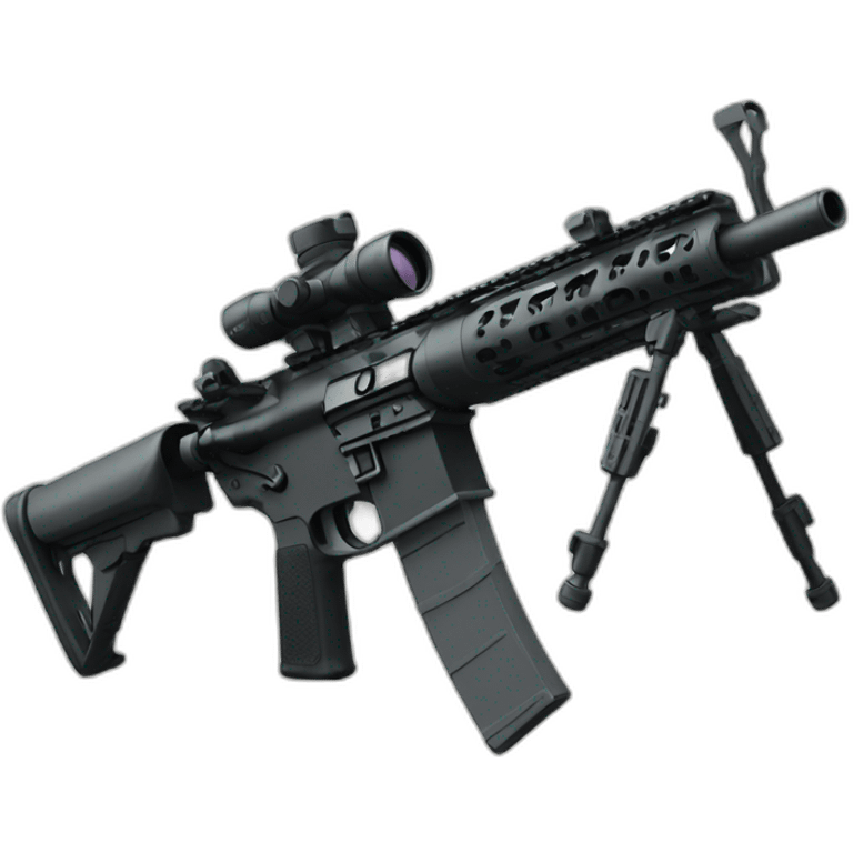 M4 with scope emoji