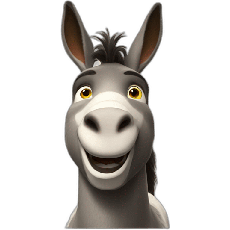 the donkey in shrek emoji