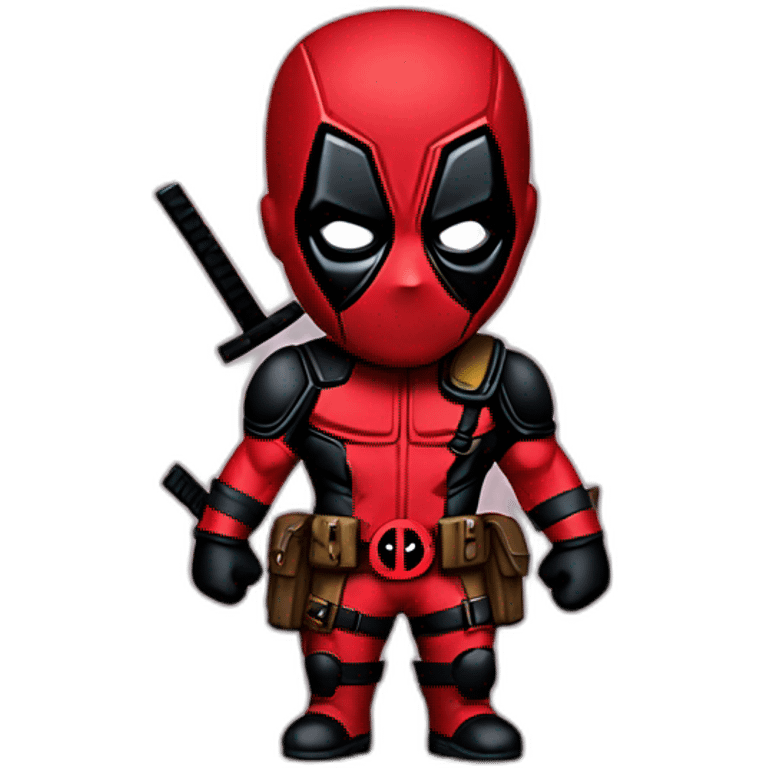 deadpool as chibi emoji