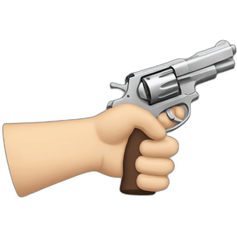 pistol hand emoji