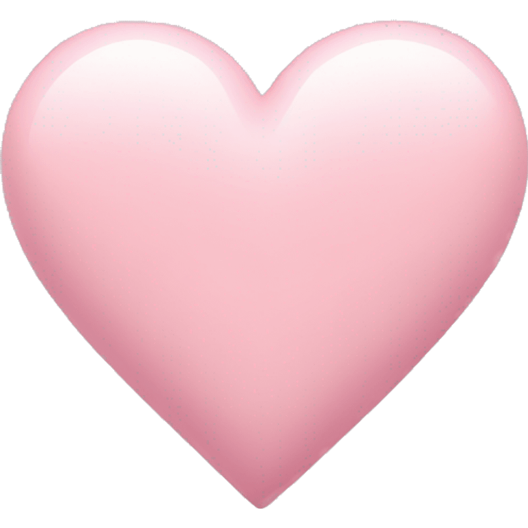 pastel pink heart emoji