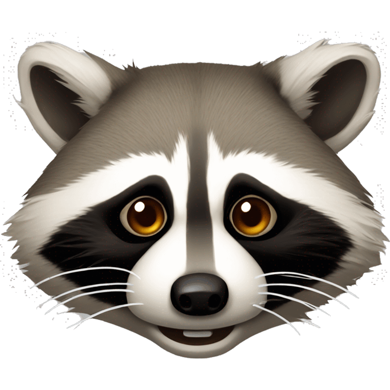 Raccoon that is heavily intoxicated  emoji