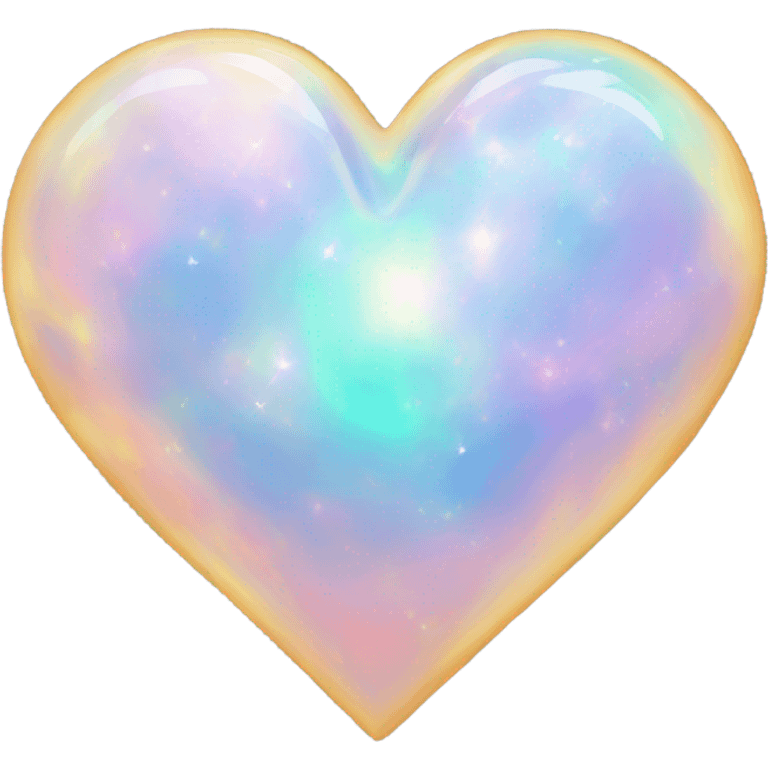 opal heart emoji