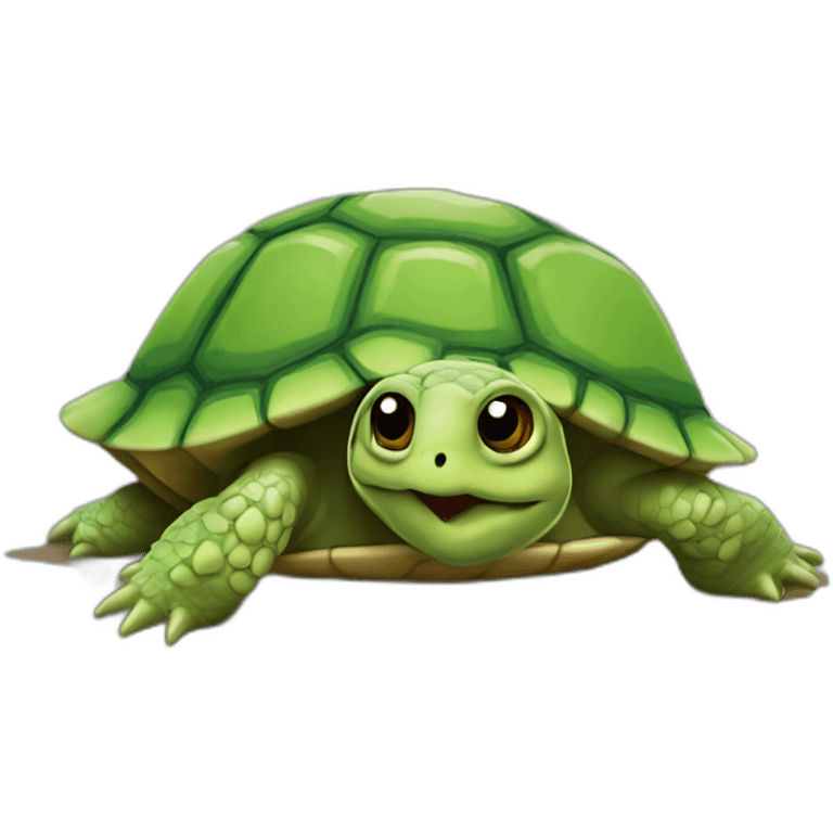 Hiboux sur tortue emoji