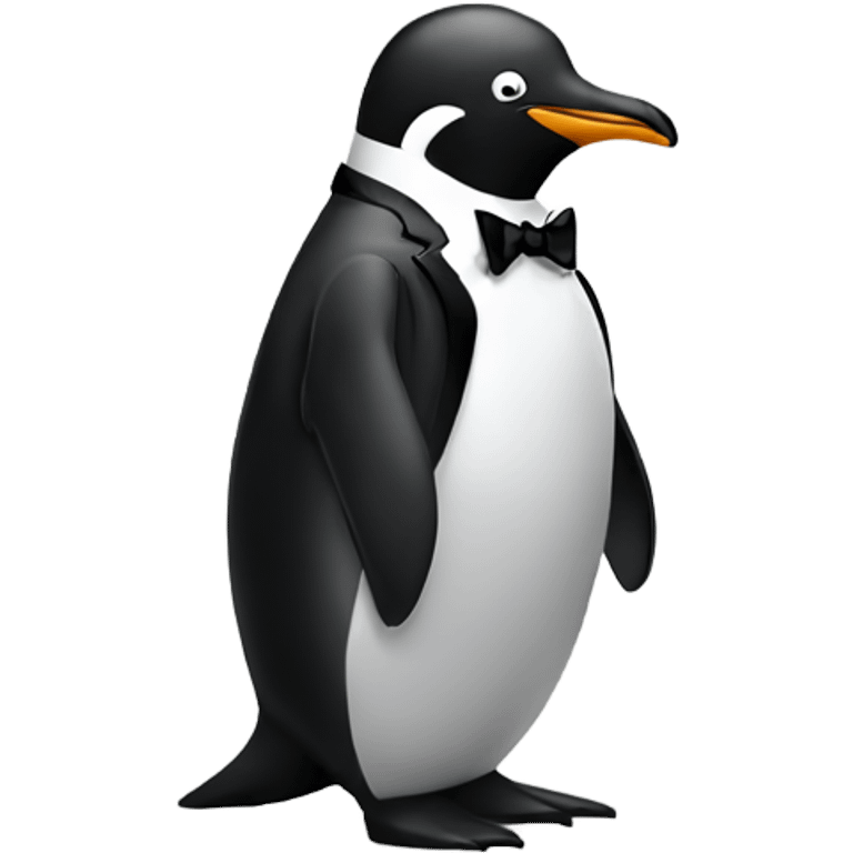 Penguin in a tuxedo emoji