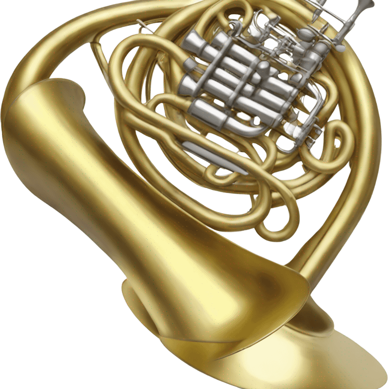 French horn emoji