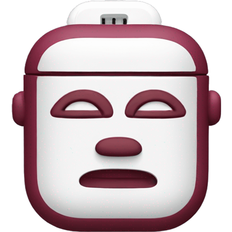 airpods burgundy emoji