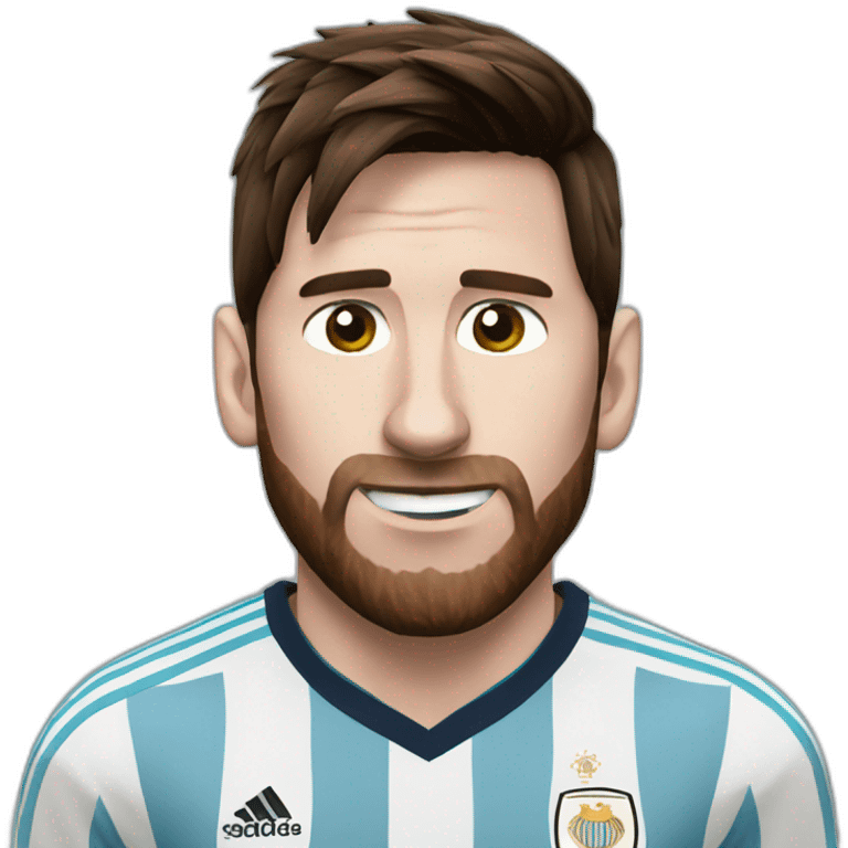 Messi argentina  emoji