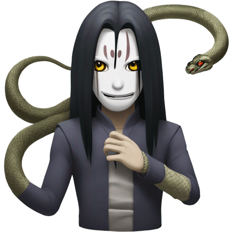 Orochimaru with snake emoji