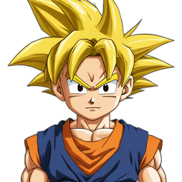 son goku dragon ball z syper sayain 2 emoji