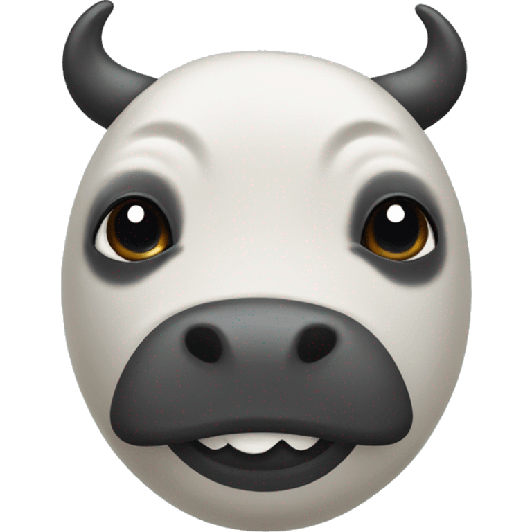 mix of a seal and a cow  emoji