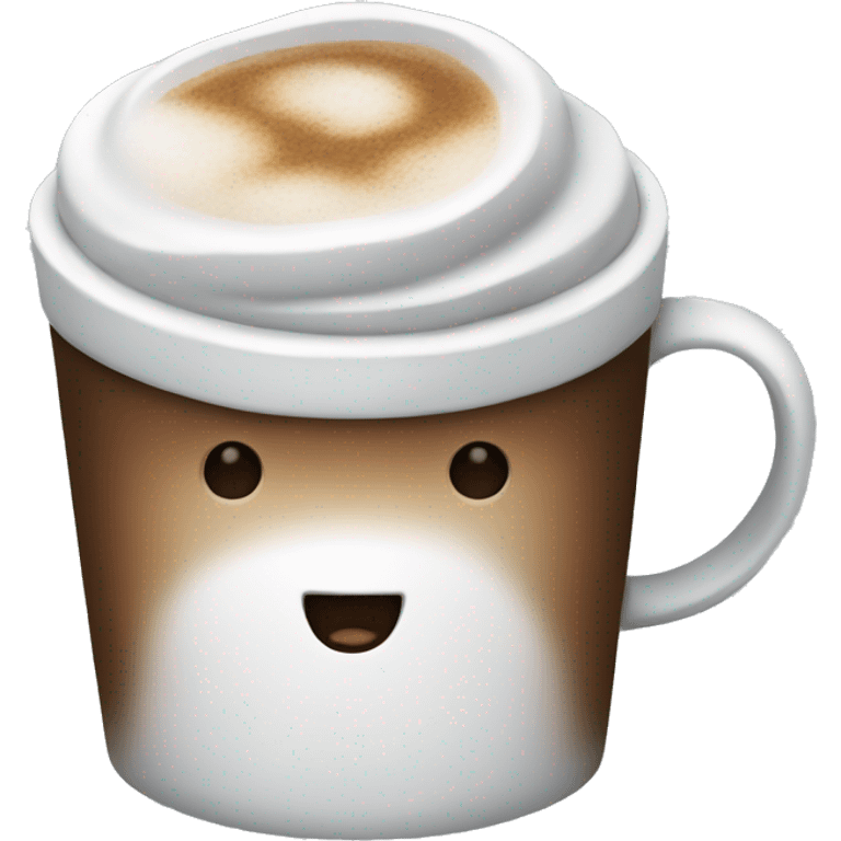 Winter coffee emoji