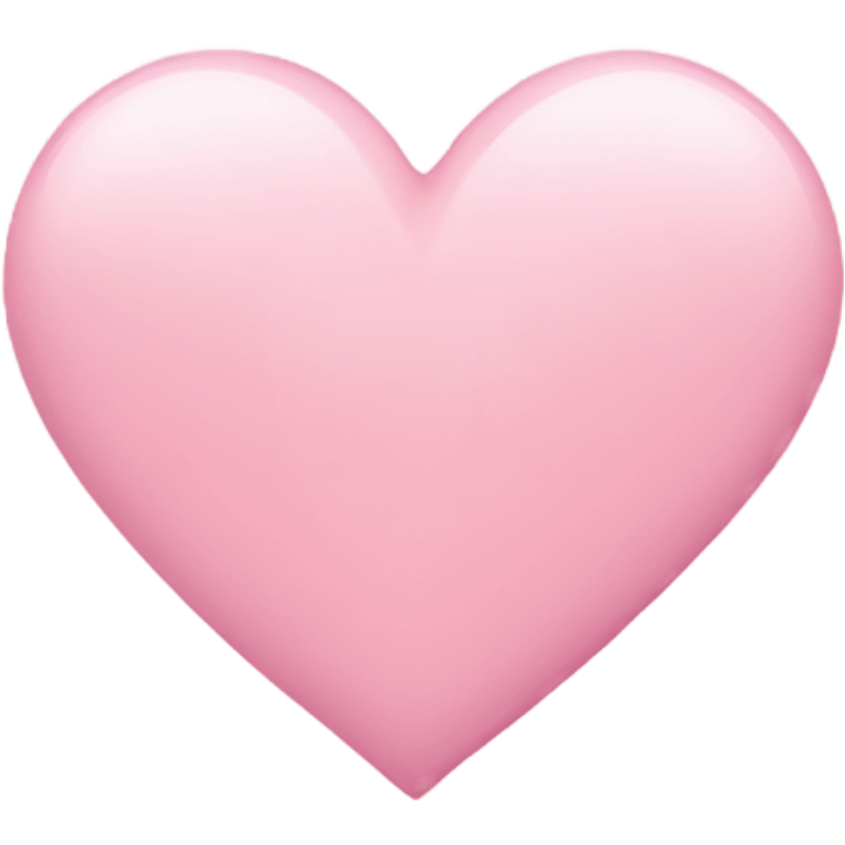 color baby pink heart  emoji