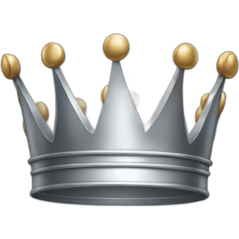 silver crown emoji