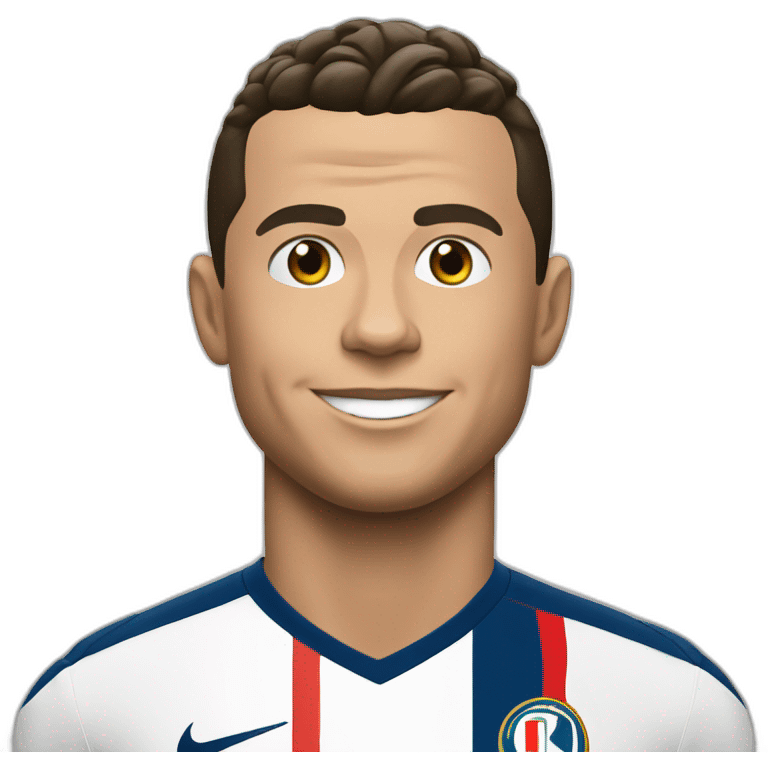 Ronaldo sur macron emoji