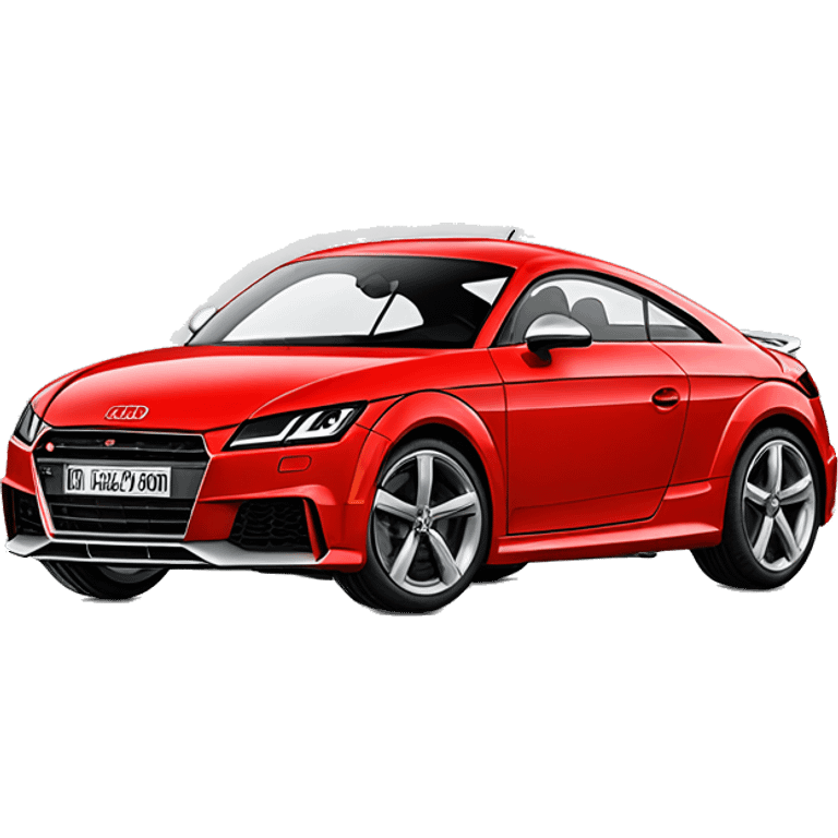 Audi tt s line red emoji