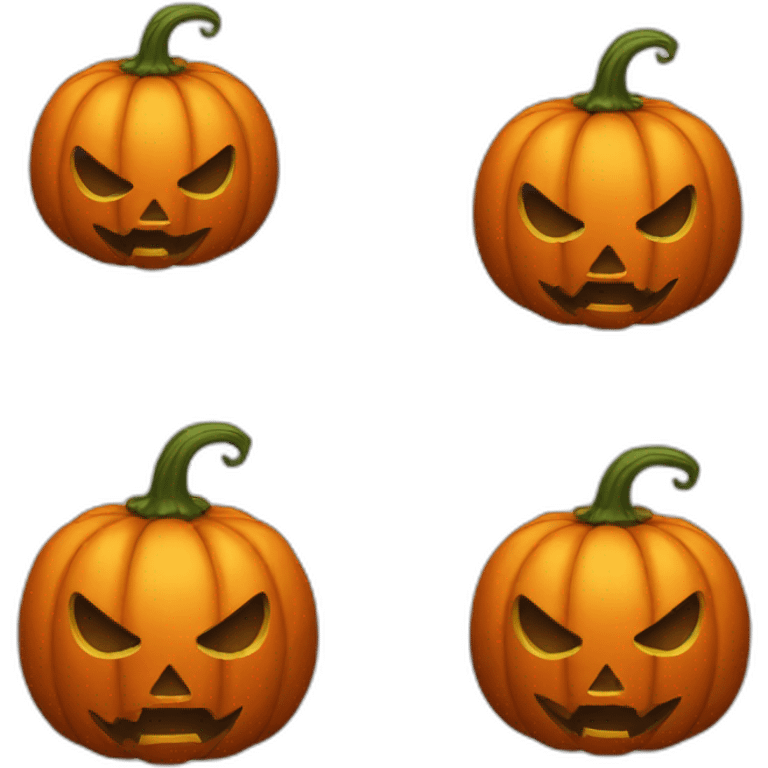 Halloween pumpkin emoji