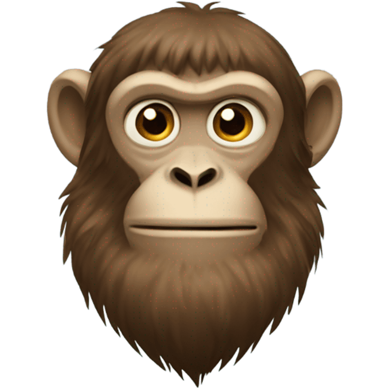 Monkey with a beard emoji