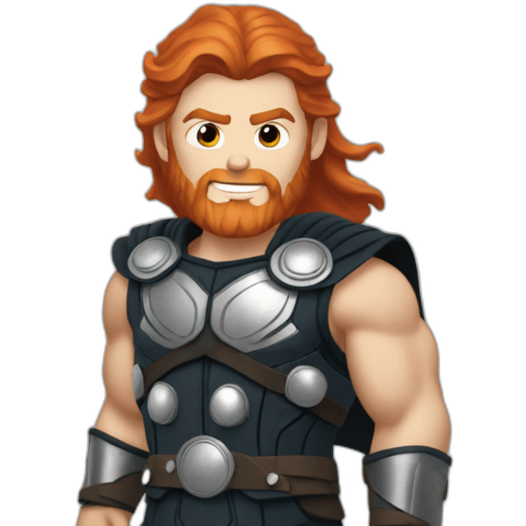 thor with red hair emoji