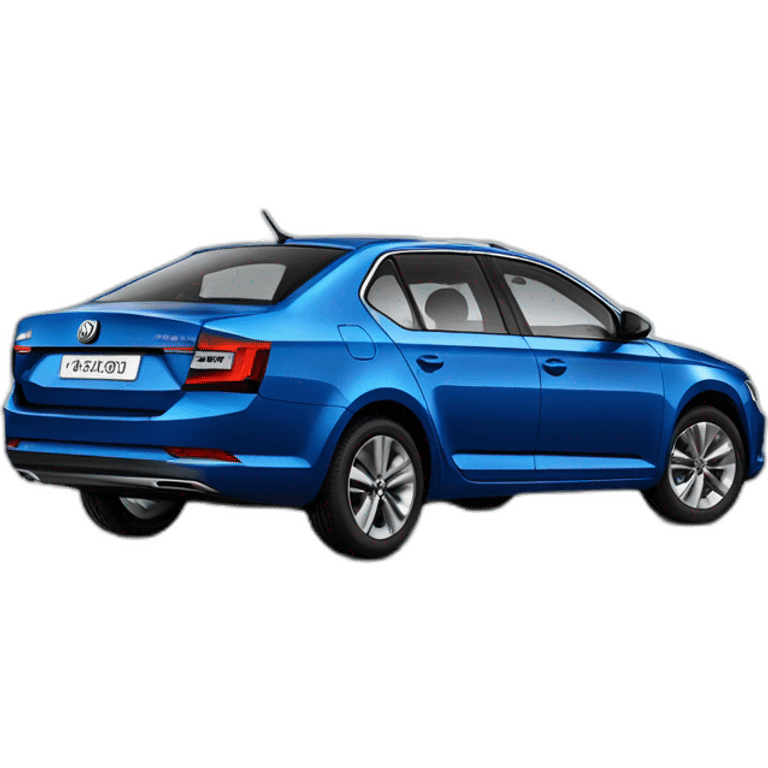 Skoda octavia 2016 ambition metallic blue emoji