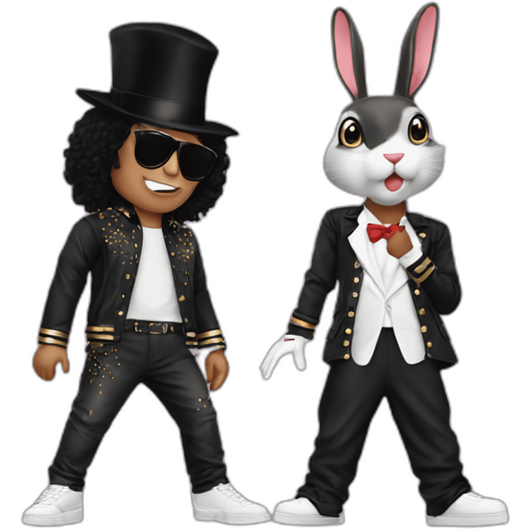 Bad Bunny vs Michael Jackson emoji